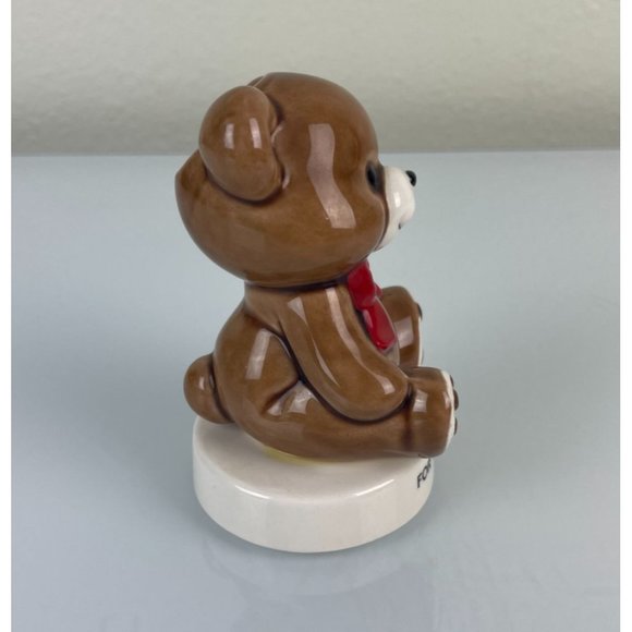 Norcrest Japan 1985 HB699 For A Bear Special Teacher Planter Pencil Holder Gift - Picture 4 of 9